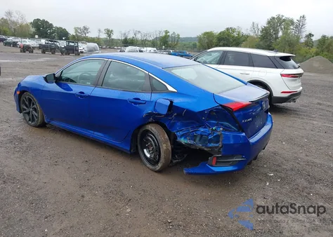 2019 Honda Civic Sport z USA, uszkodzony, nr VIN 19XFC2F85KE014139